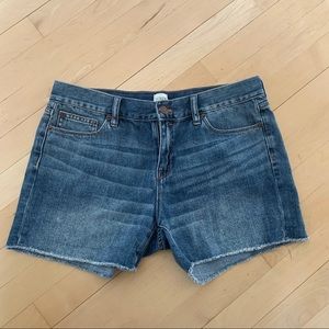 J Crew cut off jean shorts